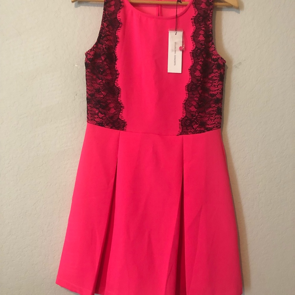 Pink party dress